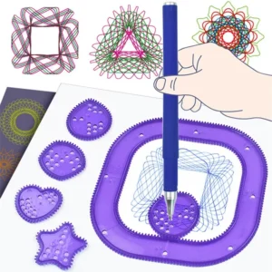 Zestaw do Rysowania Geometrii dla Dzieci – Kreatywna Zabawa z Figurami