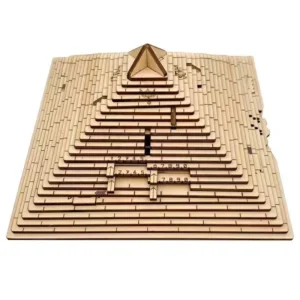 Quest Pyramid: Drewniana Łamigłówka 3D z Tajną Przegrodą