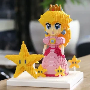 Klocki konstrukcyjne Peach Princess – Kreatywna zabawa z Disney!