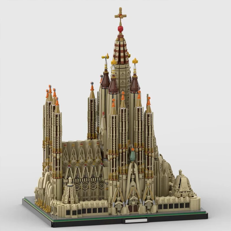 Model Klocków MOC Barcelona Sagrada Familia – Kreatywna Dekoracja