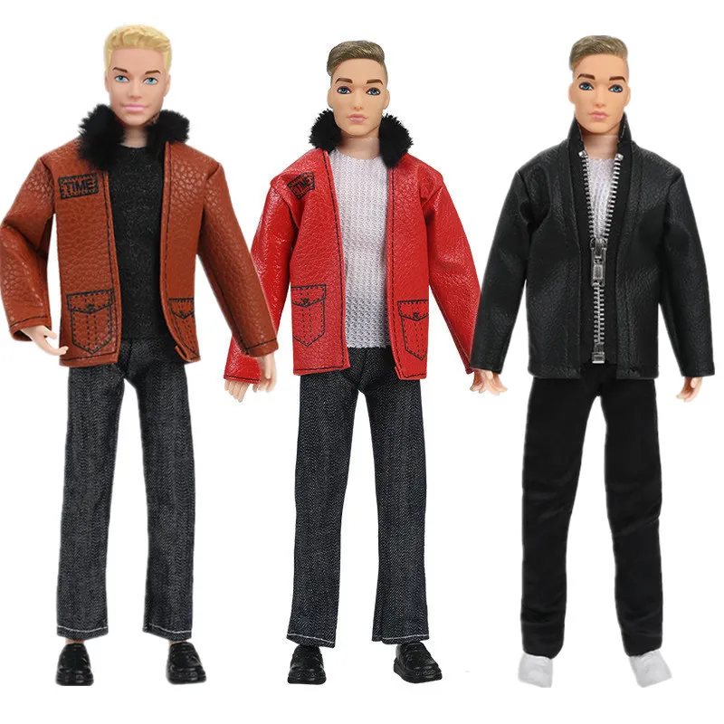 Stylowy Ken 30cm – Ruchoma lalka z zestawem ubrań dla dzieci