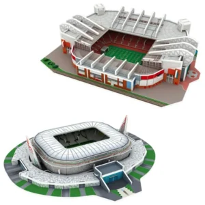 Miniaturowe stadionki piłkarskie DIY – kreatywne puzzle 3D
