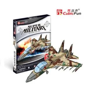 Puzzle 3D Helikopter Cobra – Edukacyjna Zabawka DIY dla Dzieci