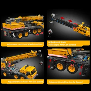 Mold King 17058 Dźwig Mechaniczny do Złożenia - Prezent Świąteczny