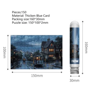 Mini Puzzle 150 Sztuk – Idealna Zabawka Edukacyjna i Relaksacyjna