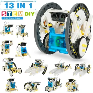 Zbuduj własnego robota – 6 w 1 zasilany słońcem!