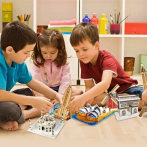 Puzzle 3D Chrysler Building – Kreatywny prezent edukacyjny dla dzieci
