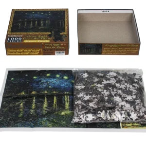 Puzzle Van Gogh "Gwiaździsta Noc" – 1000 elementów