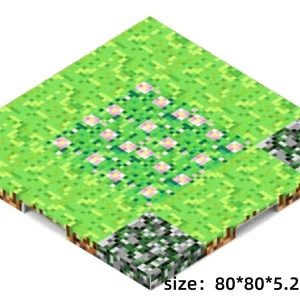 Magnetyczna płyta bazowa 80×80 mm do kreatywnych budowli dla dzieci
