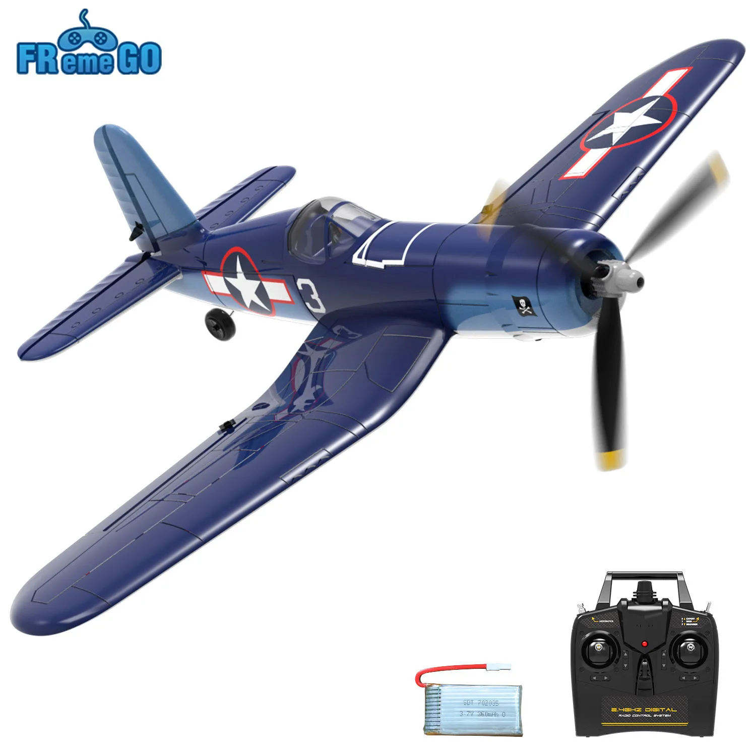 Nowy F4U Corsair RC samolot 4CH 400mm zdalnie sterowany dla dzieci