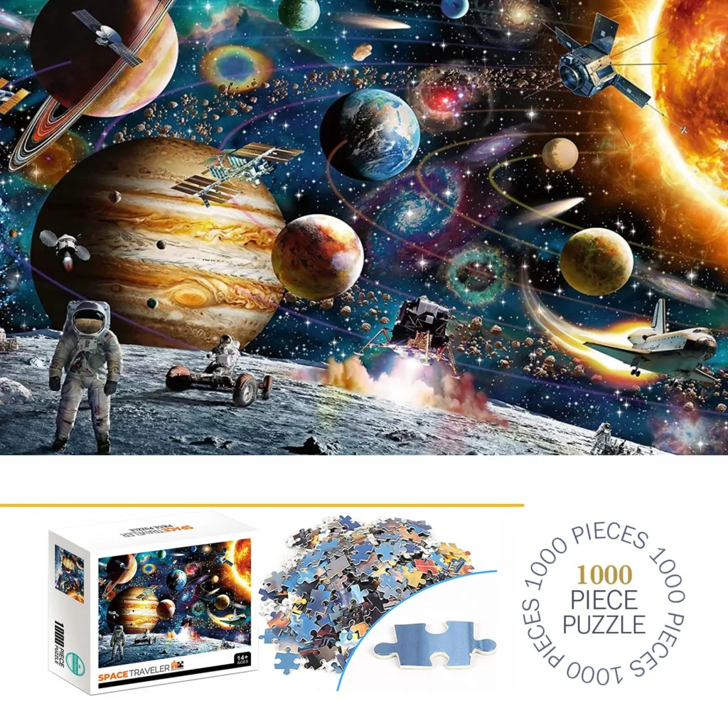 Kosmiczna podróż w 1000 elementów – puzzle dla całej rodziny!
