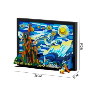 Kreatywny zestaw LEGO "Starry Night" - maluj sztukę blokami!