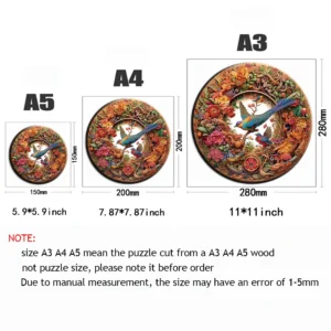 Unikalne drewniane puzzle z motywem zwierząt – idealny prezent!