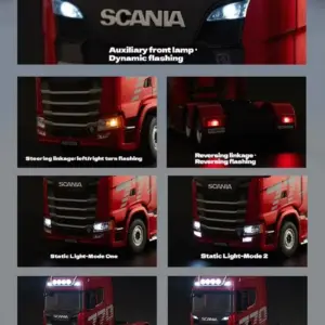 Zdalnie sterowany model Scania 770S z napędem 4x4
