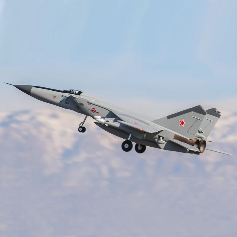 MiG-25 Foxbat RC EDF Jet: Model samolotu z podwójnym silnikiem 64mm