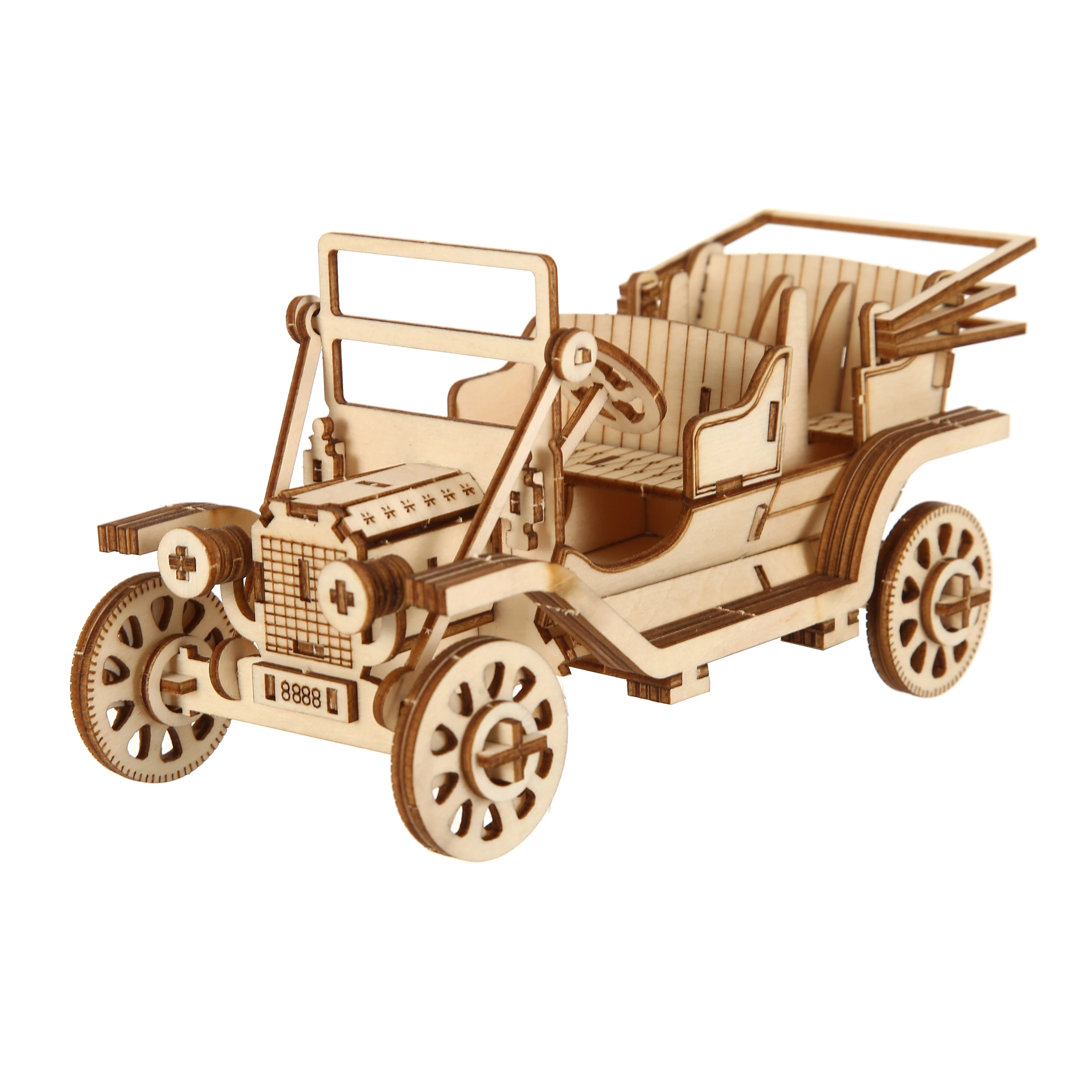 Model drewnianego samochodu 3D – Zbuduj swoje klasyczne auto!