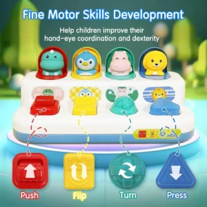 Zabawka Montessori dla Niemowląt – Trening Motoryki i Zmysłów