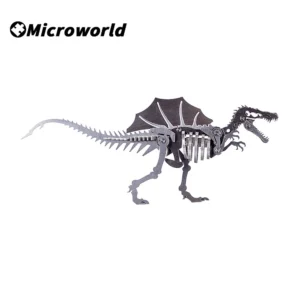 Spinosaurus 3D Model - Puzzle DIY ze stali nierdzewnej do dekoracji