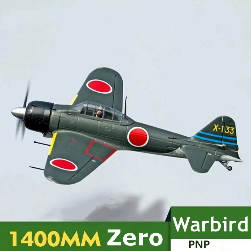 FMSRC 1400MM Zero Fighter – Zdalnie sterowany samolot wojskowy