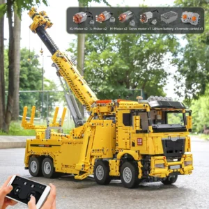 Zbuduj własną ciężarówkę strażacką z klocków MOLD KING RC!