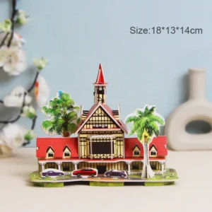Puzzle 3D dla dzieci: Wczesna edukacja w formie trójwymiarowego domu