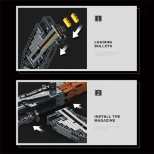 Model AK47 z klocków – idealny prezent DIY dla małego wojownika!