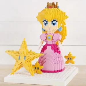 Klocki konstrukcyjne Peach Princess – Kreatywna zabawa z Disney!