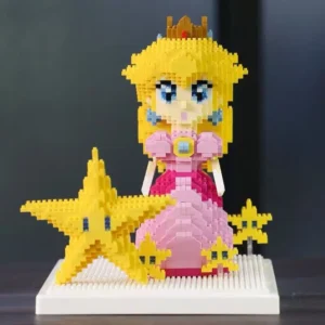 Klocki konstrukcyjne Peach Princess – Kreatywna zabawa z Disney!