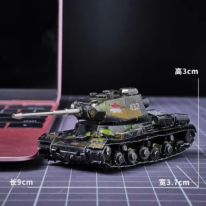 Ciężki czołg JS-2 3D puzzle metalowe do samodzielnego montażu