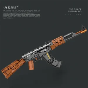 Model AK47 z klocków – idealny prezent DIY dla małego wojownika!