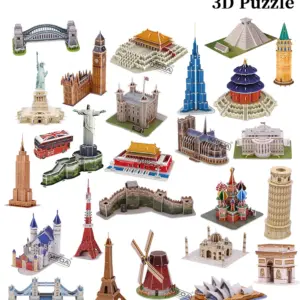 Zbuduj własne arcydzieło – puzzle 3D Titanic i inne słynne budowle!