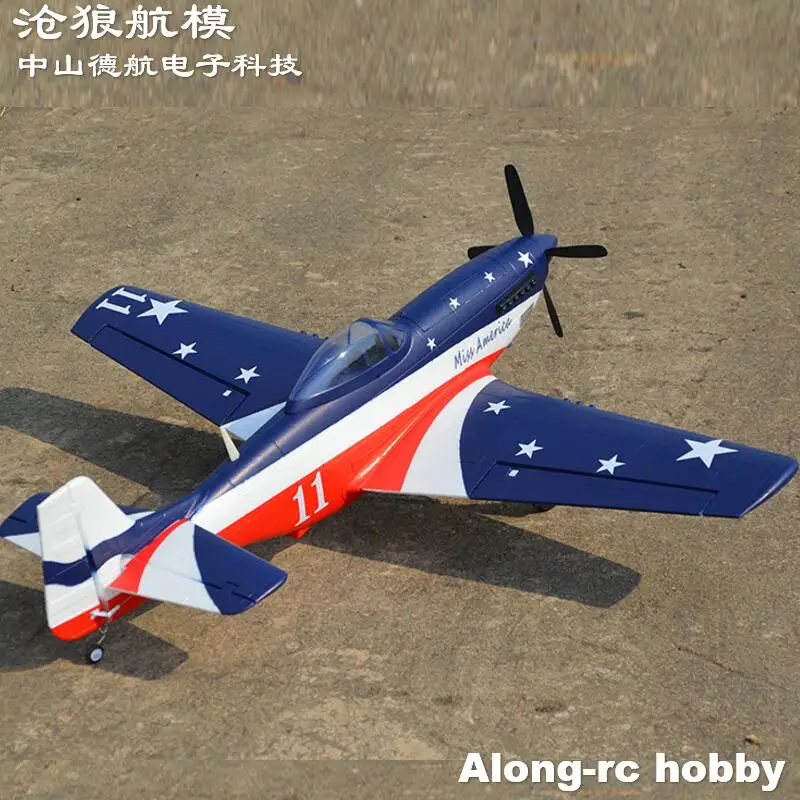 P-51 Mustang RC Model – Zestaw z chowanym podwoziem 1200mm