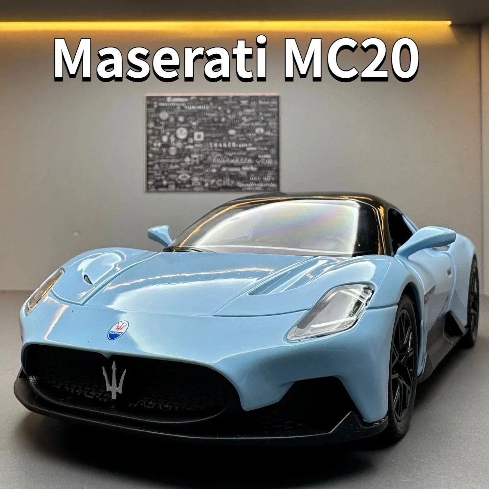 Maserati MC20 Model 1:24 – Diecast Metal Sportowy Samochód z Dźwiękiem