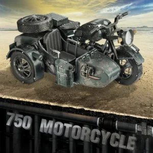 Metalowe Puzzle 3D - 750 – Zestaw Model Motocyka DIY