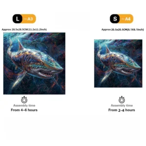 Unikalne Artystyczne Puzzle Zwierząt - Zafascynuj się Sztuką!