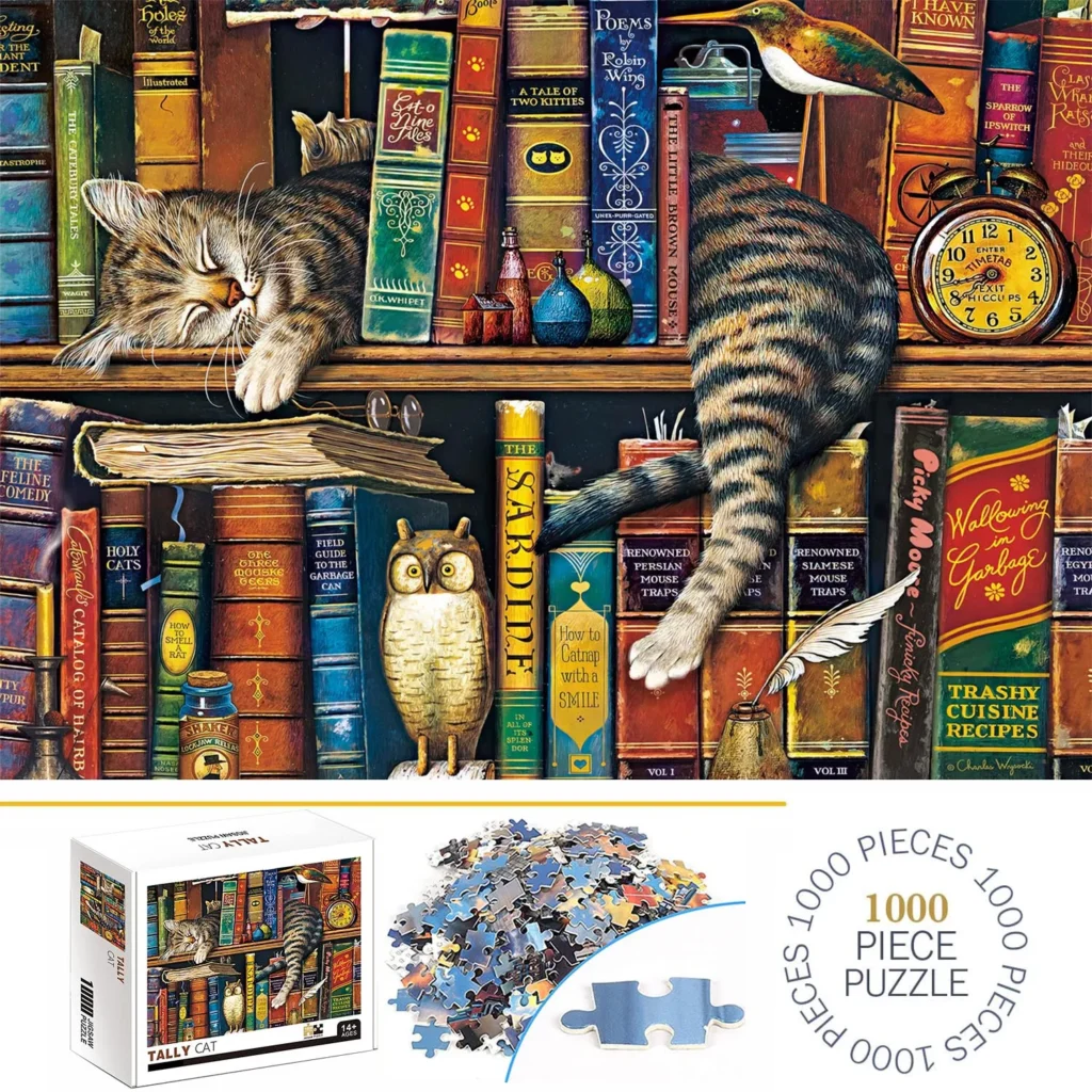 Puzzle Tally Cat: Zabawa, która wciągnie całą rodzinę!