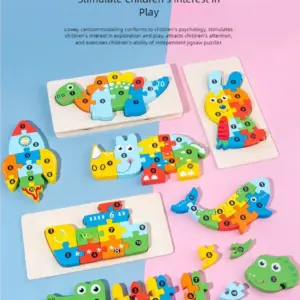 Kolorowe puzzle 3D: rozwijaj kreatywność i inteligencję malucha!