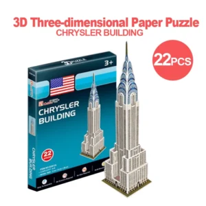 Puzzle 3D Chrysler Building – Kreatywny prezent edukacyjny dla dzieci