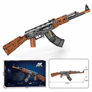 Model AK47 z klocków – idealny prezent DIY dla małego wojownika!