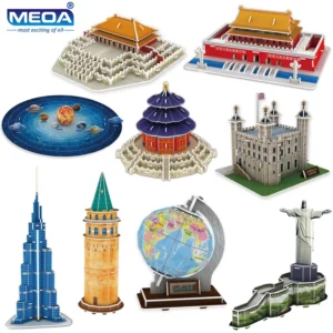 Puzzle 3D: Słynne budowle - idealny prezent