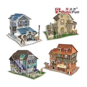 Puzzle 3D Korean Pastry House – Kreatywny Prezent DIY