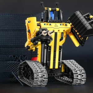 Zdalnie sterowany robot 3w1: Koparka, Spychacz, Wyścigówka!