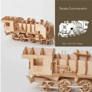 Drewniane puzzle 3D DIY – Statki, samoloty, samochody i fortepian