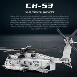 Helikopter CH-53E Sea Stallion - Klocki do budowania wojskowego modelu