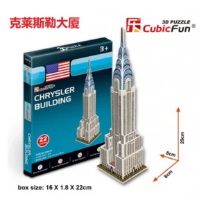 Puzzle 3D Chrysler Building – Kreatywny prezent edukacyjny dla dzieci