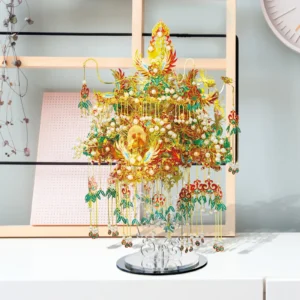 Metalowe Puzzle 3D Piececool – Garuda Korona DIY dla Koneserów