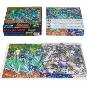 Układanka MaxRenard – Irysy Van Gogha, 1000 elementów