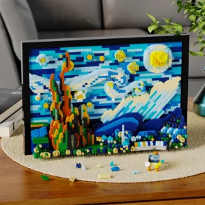 Kreatywny zestaw LEGO "Starry Night" - maluj sztukę blokami!