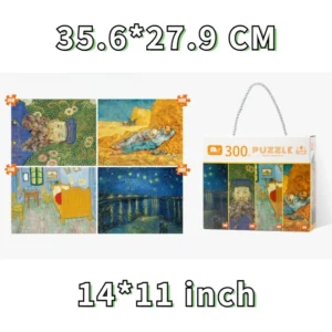 Van Gogh w 4 obrazach – puzzle dla dorosłych i dzieci