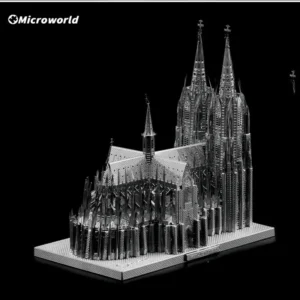 Katedra w Kolonii - Model 3D z metalowych puzzli do złożenia